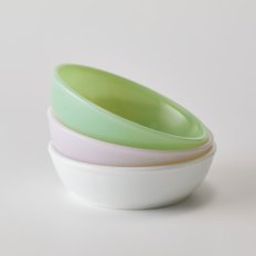 [모서글라스] 디쉬 12cm (3color)