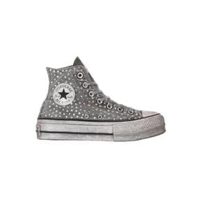 스니커즈 1200 CONVERSE PLATFORM SWAROVSKI LIMITED White