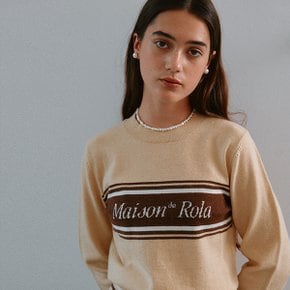 MAISON DE ROLA KNIT BEIGE