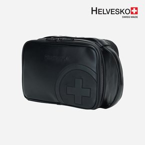 헬베스코 자수 와펜 심플 지퍼 파우치백 H3AUPB060