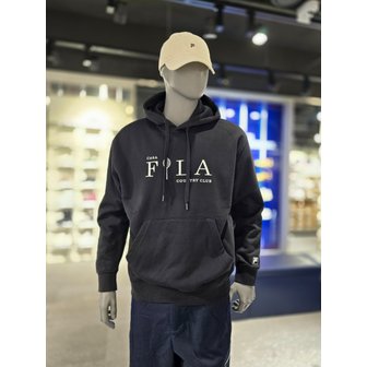 휠라 [파주점] 공용 CASA FILA 기모 후드티(FS2POG339X-BLK)