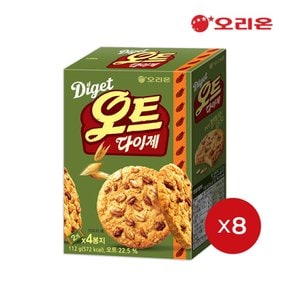 (G)오리온 오트 다이제 4P(112g) x 8개