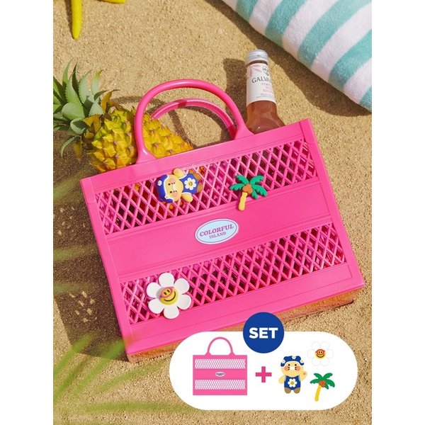 [세트]위글위글X카카오프렌즈 젤리백&실리콘참 SET_춘식이