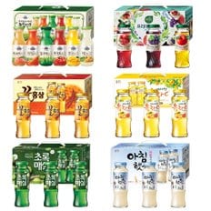  웅진 병음료 9종 가야농장 자연은 과일촌 내사랑유자C 아침햇살 초록매실 꿀홍삼 1박스(12병)