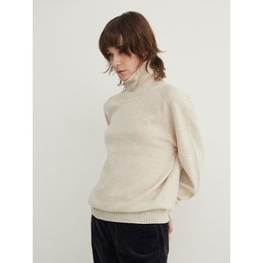 Wholegarment Relaxed Turtleneck_MIST