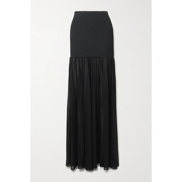 훈자 지 하이브리드 오리지널 크링클™ 조르제트 맥시 스커트 46376663162941538