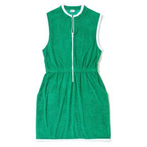 THE TERRY DRESS - GREEN