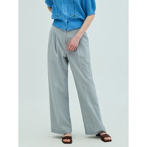 Summer two-tuck wide pants_Grey