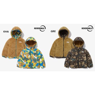 노스페이스키즈 NJ3NP90 베이비 리버시블 MT 침보 풀집 후디드 자켓 BABY REVERSIBLE MT CHIMBO FZ HOODED JKT