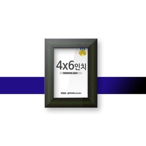 모던 MDF액자 그린 4x6인치 유리포함 상큼함Up