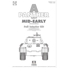 1/35 Sd.Kfz.171 Panther A MId Production w/ full interior Kit