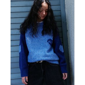 The Heart Sweater Blue_ F234KN05