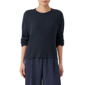 4095636 Eileen Fisher Organic Cotton Blend Rib Sweater