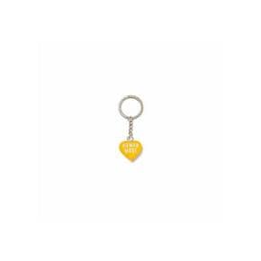 하트 로고 키링 옐로우 HM29GD154 YELLOW