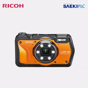 정품 리코 WG-6 오렌지 (아웃도어 방수 카메라)