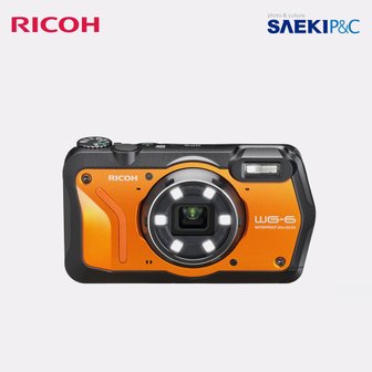 리코 정품 리코 WG-6 오렌지 (아웃도어 방수 카메라)