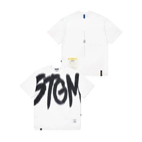 23 BLUR OVERSIZED T-SHIRTS WHITE