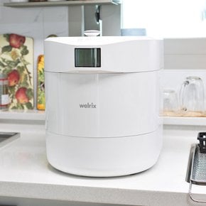 웰릭스 AI 음식물처리기 CAN-400 화이트 4L 가정용 대용량 음식물 분쇄기 건조기 ERW