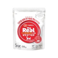 더리얼 캣 슬림 닭가슴살 파우치 70g