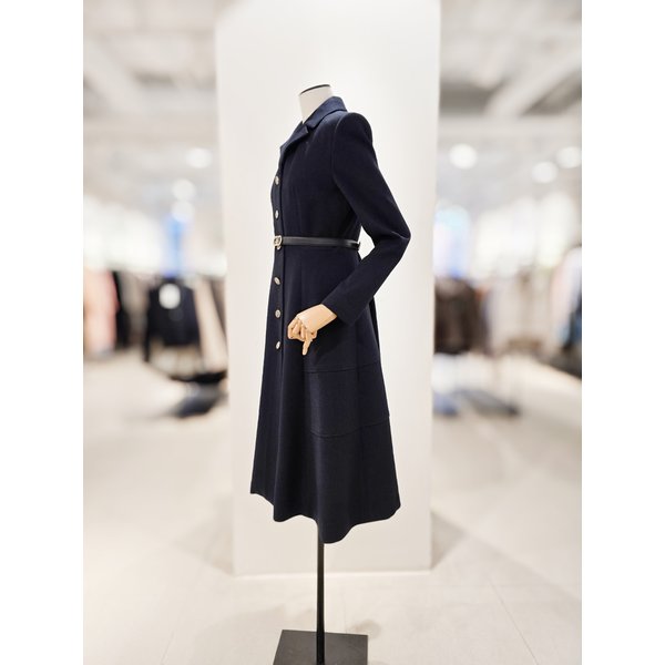 [파주점] [더아이잗컬렉션]싱글 칼라 버튼 롱 원피스 CRBA0OP781