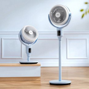 Midea 강력하고 깨끗한바람 먼지필터 써큘레이터 블루/9단풍속 BLDC 저소음선풍기 서큘레이터