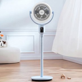 Midea 강력하고 깨끗한바람 먼지필터 써큘레이터 블루/9단풍속 BLDC 저소음선풍기 서큘레이터