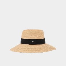 클래식 브레이드 파리다 여성 페도라 HAT51771 NATURAL BLACK