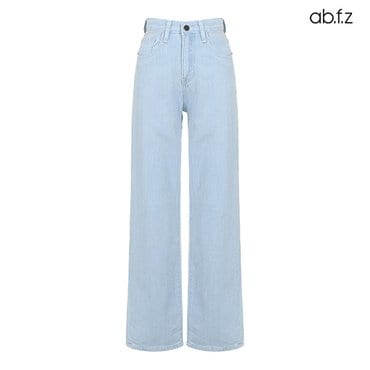 ab.f.z [ab.f.z/신상] 여름 원버튼 세미와이드 데님 팬츠 (AFZ2MP39A)