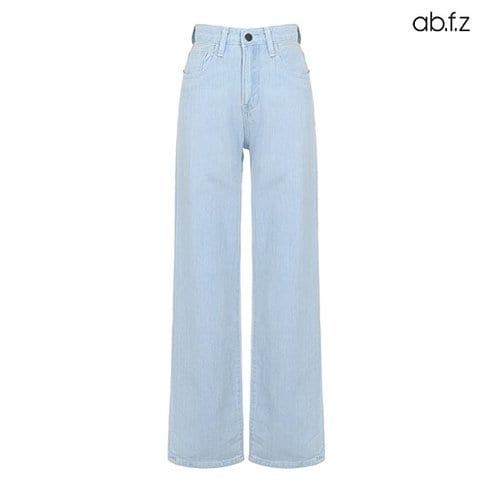 ab.f.z [ab.f.z/신상] 여름 원버튼 세미와이드 데님 팬츠 (AFZ2MP39A)