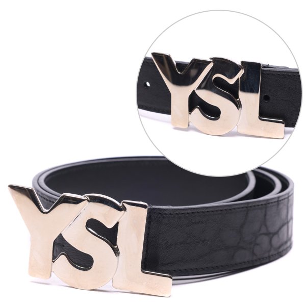 [부산점] 남성 YSL 로고 벨트 (274611_AEK0N_1000)