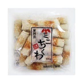 와카메 미니 찌꾸와 오뎅 냉동 500g