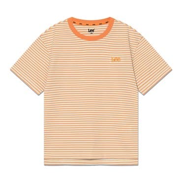 Lee Kids 트렌드 스트라이프 티셔츠 오렌지 LK2502ST11OG