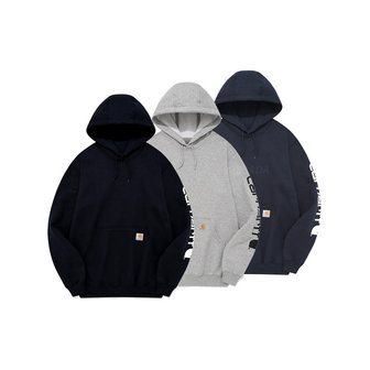 칼하트 기모 로고 후드티 K288 (3colors)