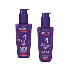 [해외직구] 로레알 엘바이탈 헤어 오일 컬러 샤인 퍼플 Elvital 100ml 2팩 독일직구