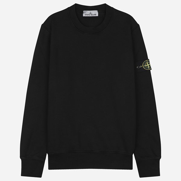 [시흥점] 6S 6100060 S0051 V0029 와펜 크루넥 맨투맨 블랙