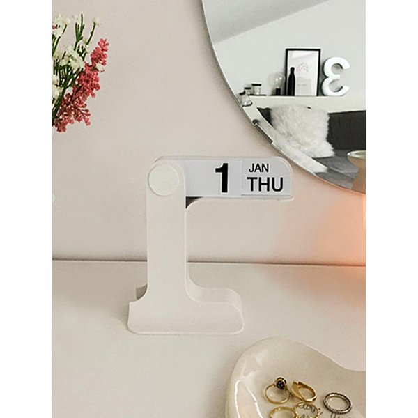 영문 만년 달력 탁상 캘린더(2colors) 인테리어달력