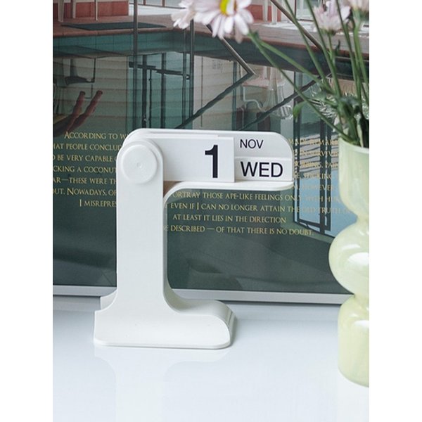 영문 만년 달력 탁상 캘린더(2colors) 인테리어달력