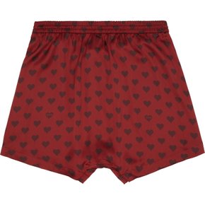 스킴스 레드 슬립 새틴 박서 쇼츠 ST-SET-10550M RED HEART HALFDROP