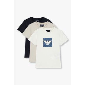 [남아] 로고 디테일  티셔츠 3PACK 0455110004000