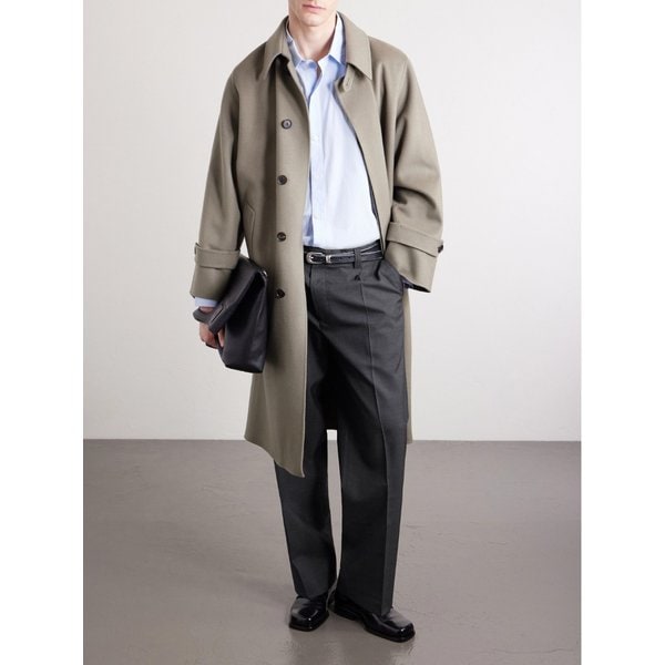 엠에프펜 서비스 플리츠 울 팬츠 46376663162965584