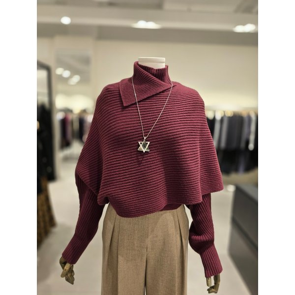 [파주점] 크롭 언발란스 터틀넥 니트 JP9A1PO139