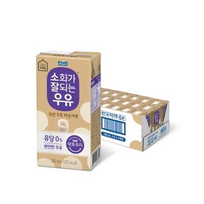 매일유업 우유 소화가 잘되는 우유(락토프리) 미숫가루 멸균190ml 24