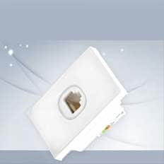 제이큐 월 플레이트 WALL PLATE 장착 모듈 RJ45 F F LAN 랜