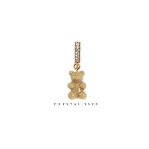 [정품] 크리스탈 헤이즈 Pave Notalgia Bear Pendant - Salt Carmel (PCT-SaltCarmel)