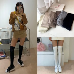 롱데일리니삭스 무지 반스타킹 여성 양말 풋웨어_P350854931