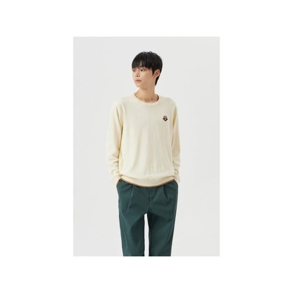 Windproof Lining Pullover Knit G4WAW25911IVX