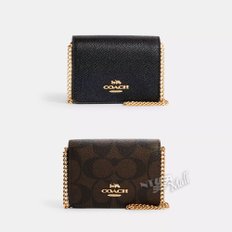 미니 월렛 카드 지갑 겸 체인 크로스백 COACH MINI WALLET ON A CHAIN