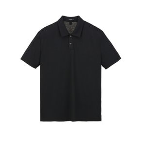 [26SS] 블랙《Cotton Touch》Tech 카라 티셔츠 ARTS6B403BK