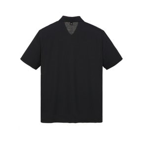 [26SS] 블랙《Cotton Touch》Tech 카라 티셔츠 ARTS6B403BK