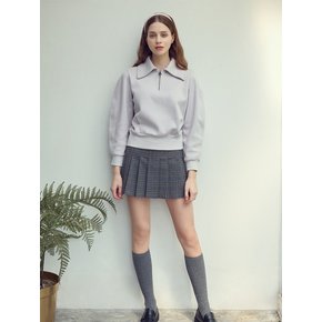 [LBF1TM10MPK] 와이드 카라 스웨트 셔츠 LAVENDER